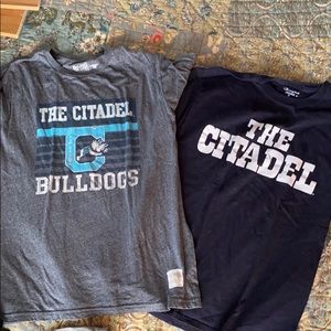 Citadel size medium T-shirts (2)